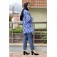 Moda Çizgi Desenli Tunik