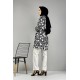 Moda Çizgi Desenli Tunik