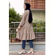 Moda Çizgi Desenli Tunik
