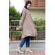 Moda Çizgi Desenli Tunik