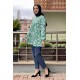 Moda Çizgi Desenli Tunik