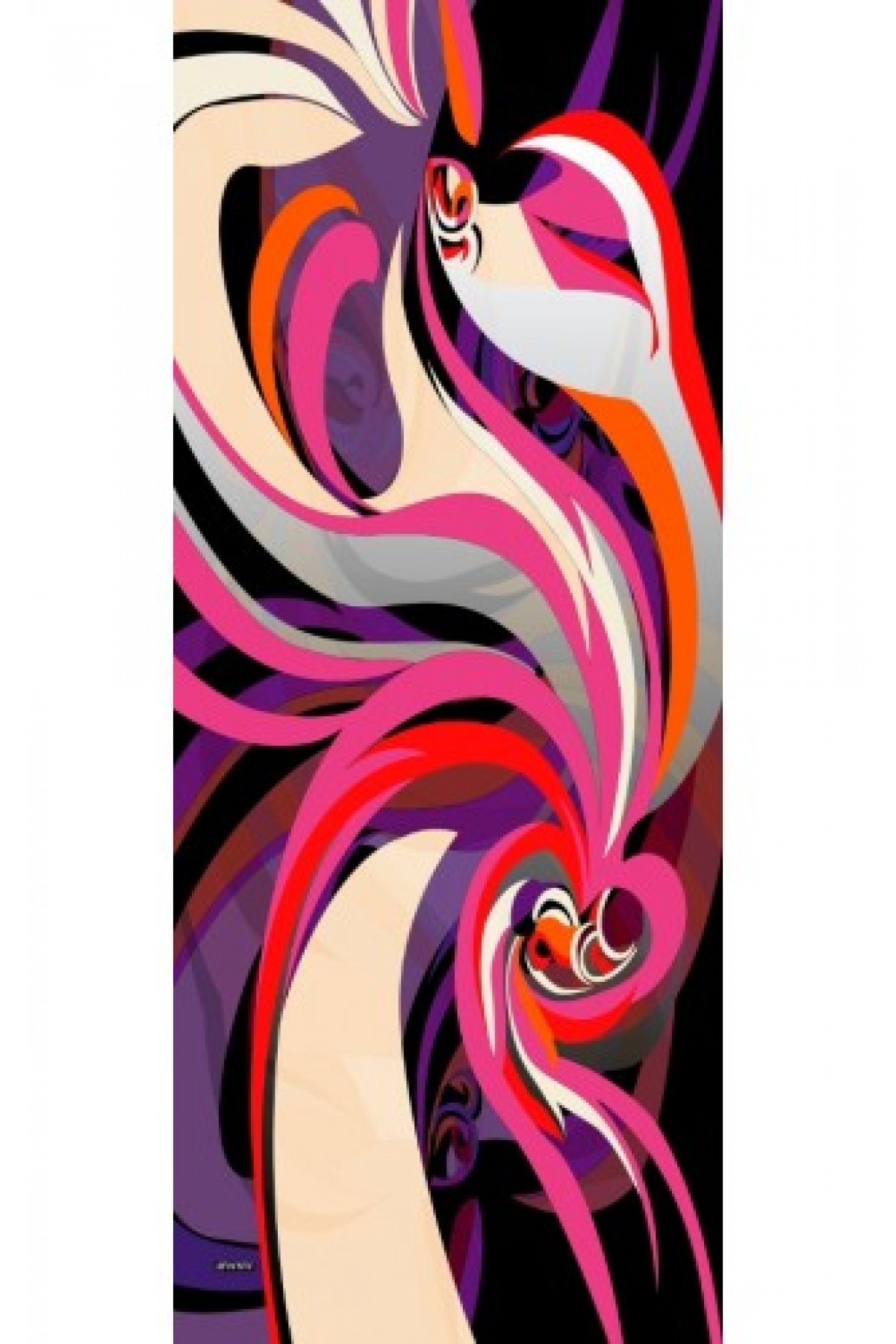 Dijital Baskılı Desenli  Pamuk Şal  KE-09-V4