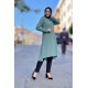 Moda Çizgi Desenli Tunik