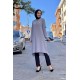 Moda Çizgi Desenli Tunik