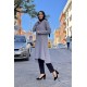 Moda Çizgi Desenli Tunik