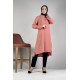 Moda Çizgi Desenli Tunik