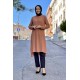 Moda Çizgi Desenli Tunik