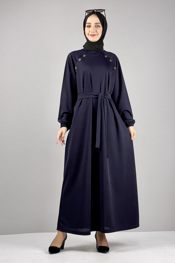 Moda Çizgi Tesettür Elbise