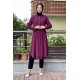 Moda Çizgi Desenli Tunik