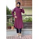 Moda Çizgi Desenli Tunik