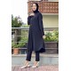 Moda Çizgi Desenli Tunik