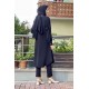 Moda Çizgi Desenli Tunik