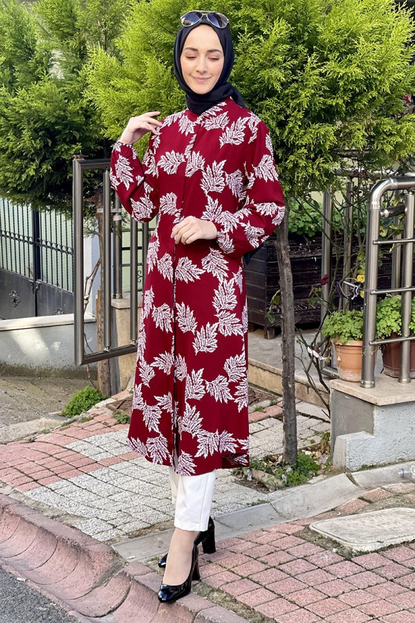 Moda Çizgi Desenli Tunik