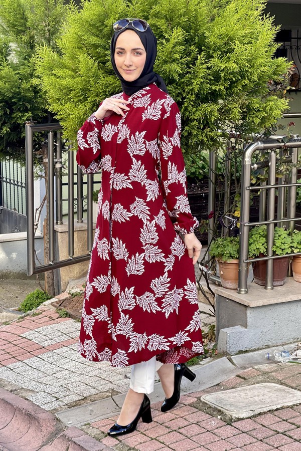 Moda Çizgi Desenli Tunik