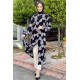 Moda Çizgi Desenli Tunik