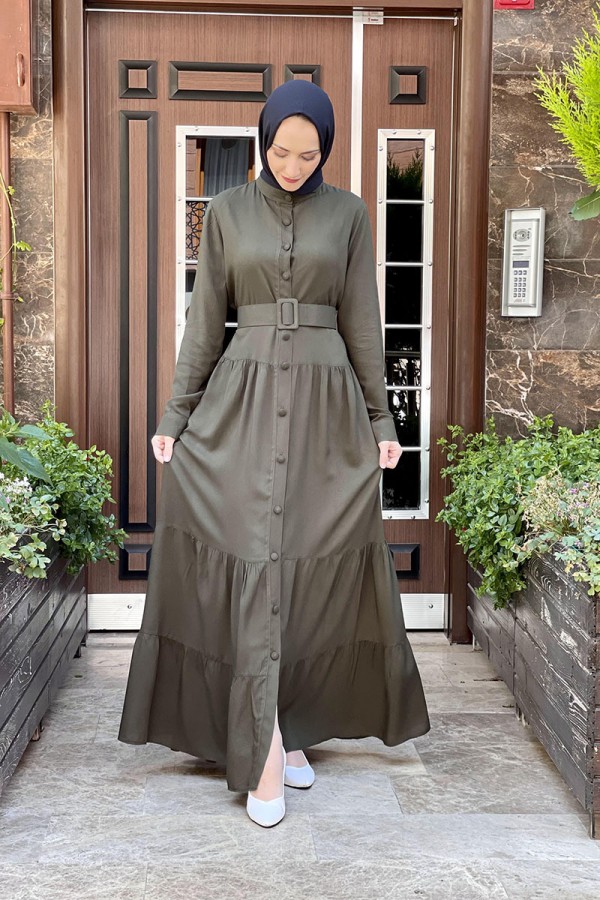 Moda Çizgi Tesettür Elbise