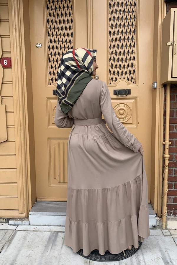 Moda Çizgi Tesettür Elbise Moda Çizgi Tesettür Elbise