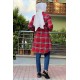 Moda Çizgi Desenli Tunik