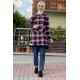 Moda Çizgi Desenli Tunik