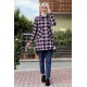 Moda Çizgi Desenli Tunik