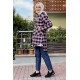 Moda Çizgi Desenli Tunik