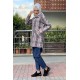 Moda Çizgi Desenli Tunik