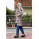 Moda Çizgi Desenli Tunik