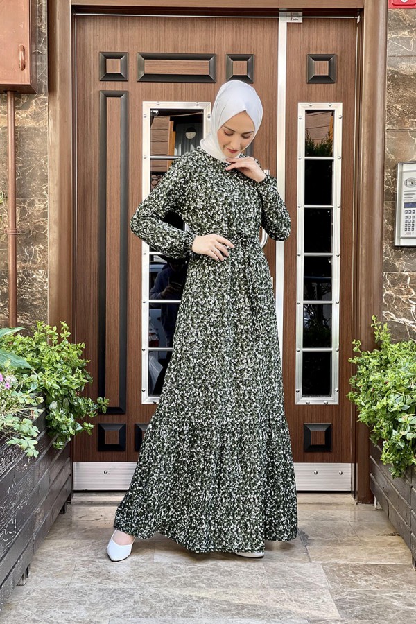 Moda Çizgi Tesettür Elbise