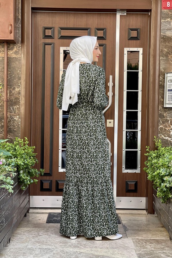 Moda Çizgi Tesettür Elbise