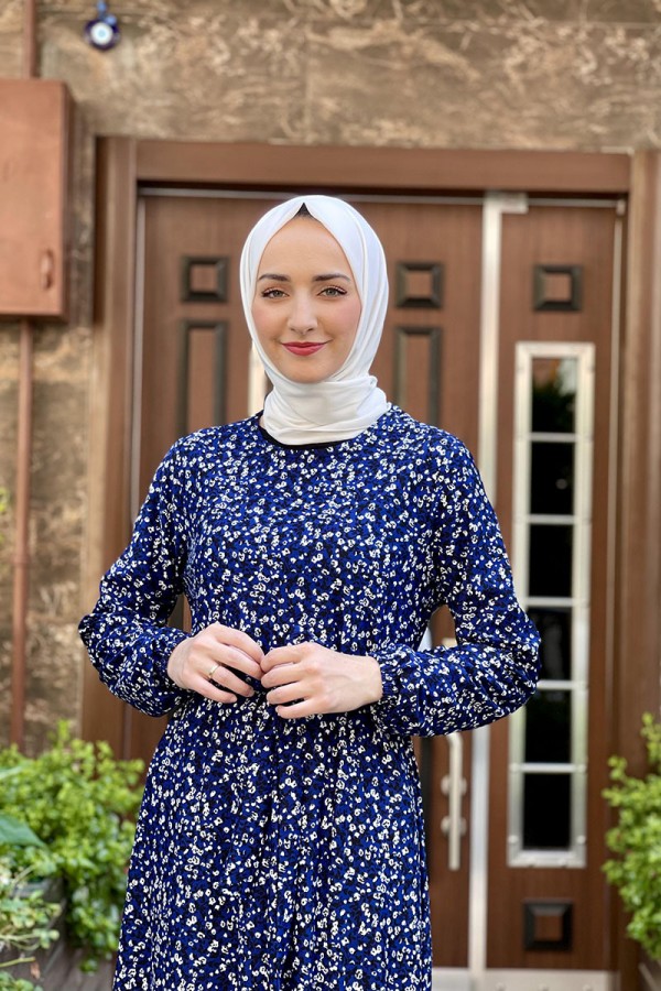 Moda Çizgi Tesettür Elbise