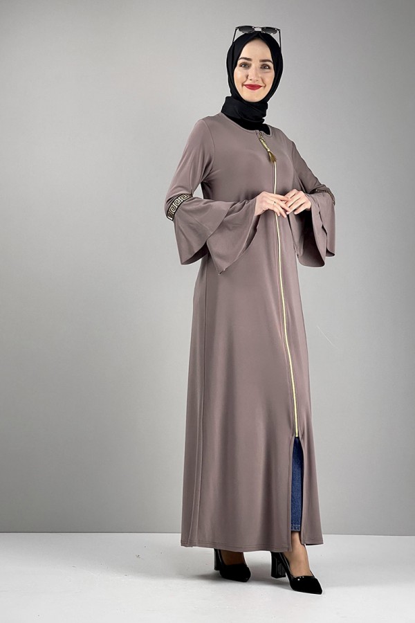 Moda Çizgi Büyük Beden Ferace