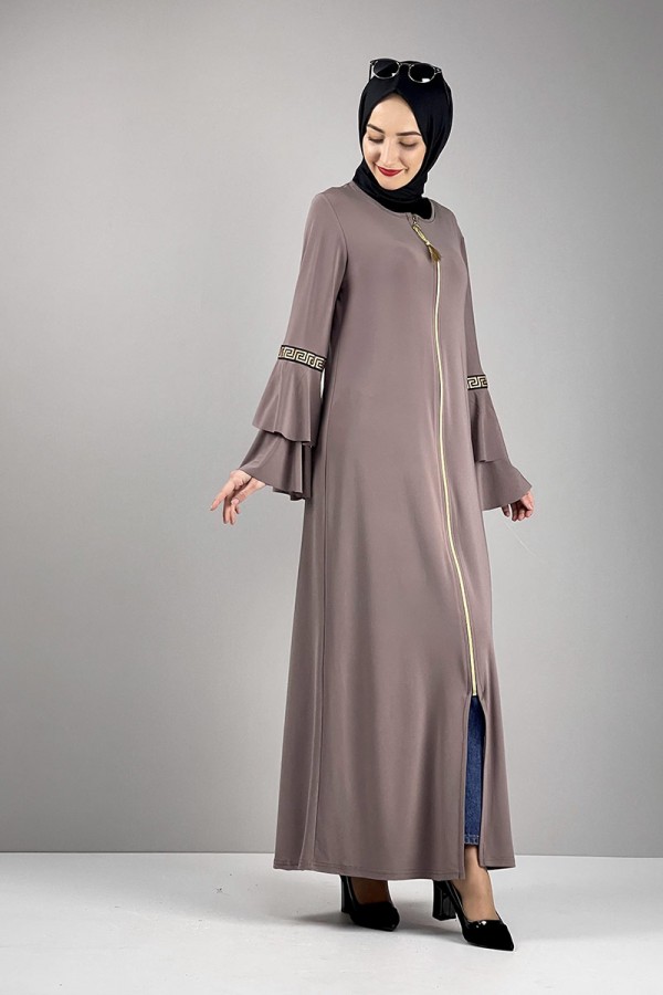 Moda Çizgi Büyük Beden Ferace