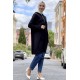 Moda Çizgi Desenli Tunik