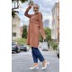 Moda Çizgi Desenli Tunik