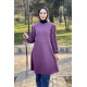 Moda Çizgi Desenli Tunik