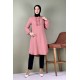 Moda Çizgi Desenli Tunik