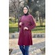 Moda Çizgi Desenli Tunik