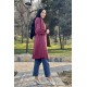 Moda Çizgi Desenli Tunik