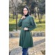 Moda Çizgi Desenli Tunik