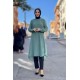 Moda Çizgi Desenli Tunik
