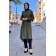 Moda Çizgi Desenli Tunik