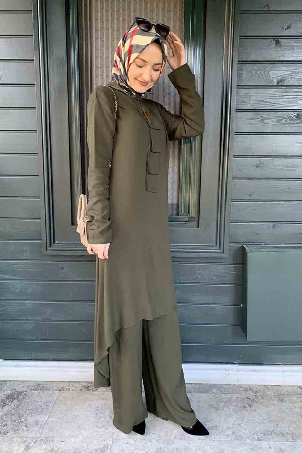 Moda Çizgi Tesettür Takım