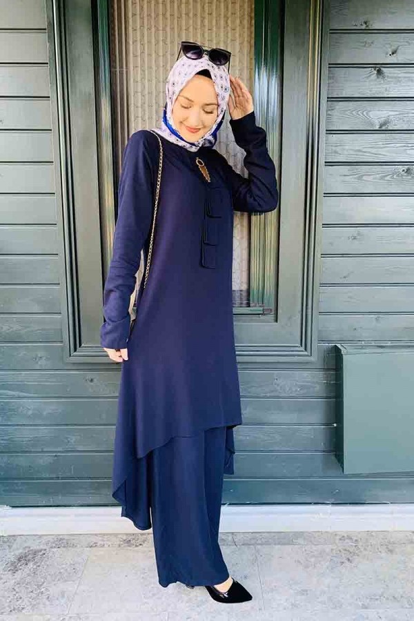 Moda Çizgi Tesettür Takım