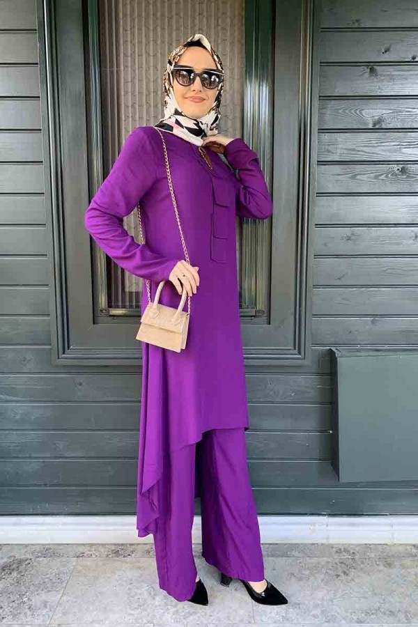Moda Çizgi Tesettür Takım