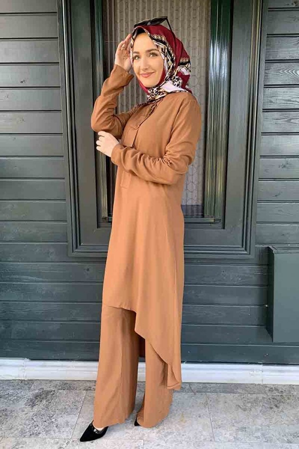 Moda Çizgi Tesettür Takım