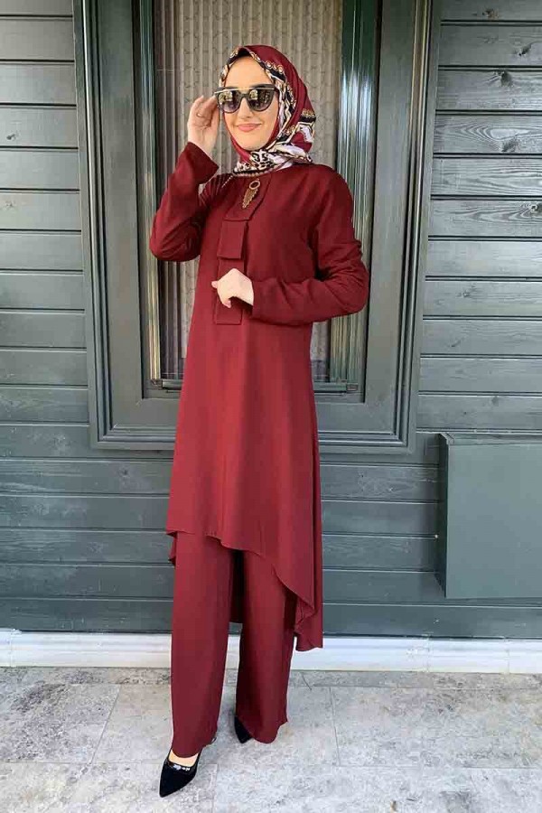Moda Çizgi Tesettür Takım