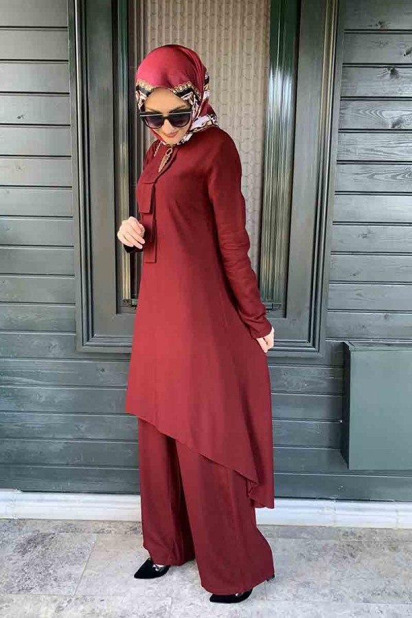 Moda Çizgi Tesettür Takım
