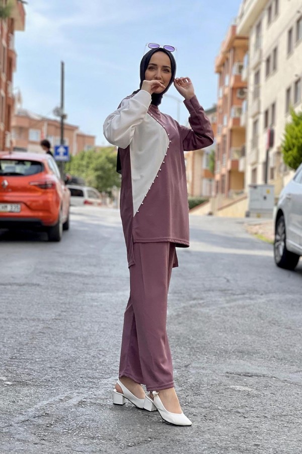 Moda Çizgi Tesettür Takım