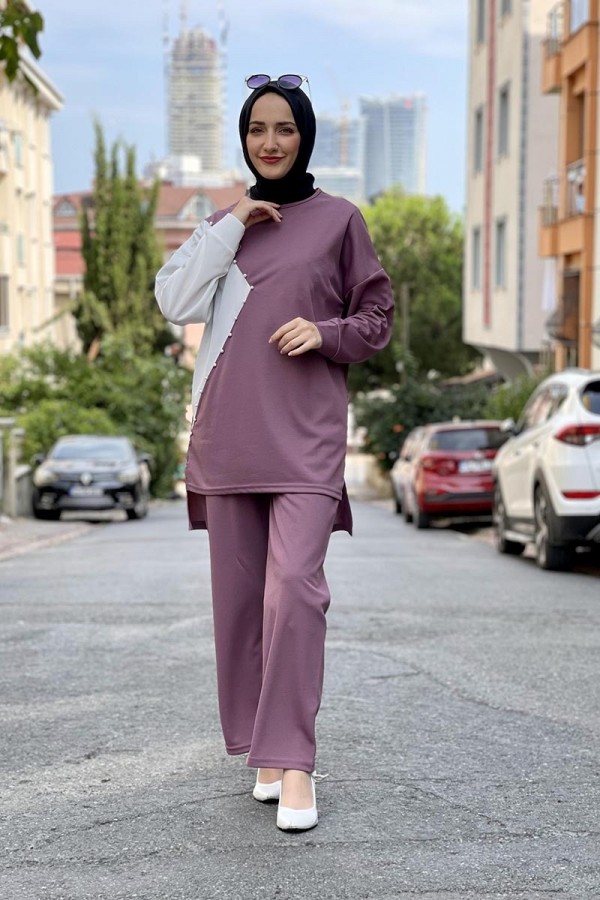 Moda Çizgi Tesettür Takım
