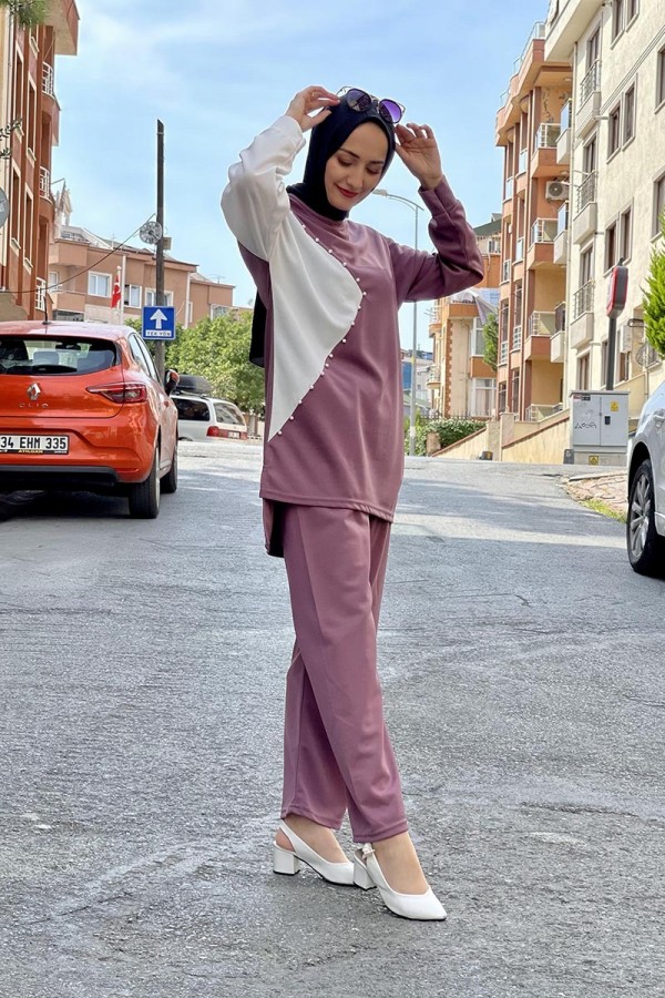 Moda Çizgi Tesettür Takım